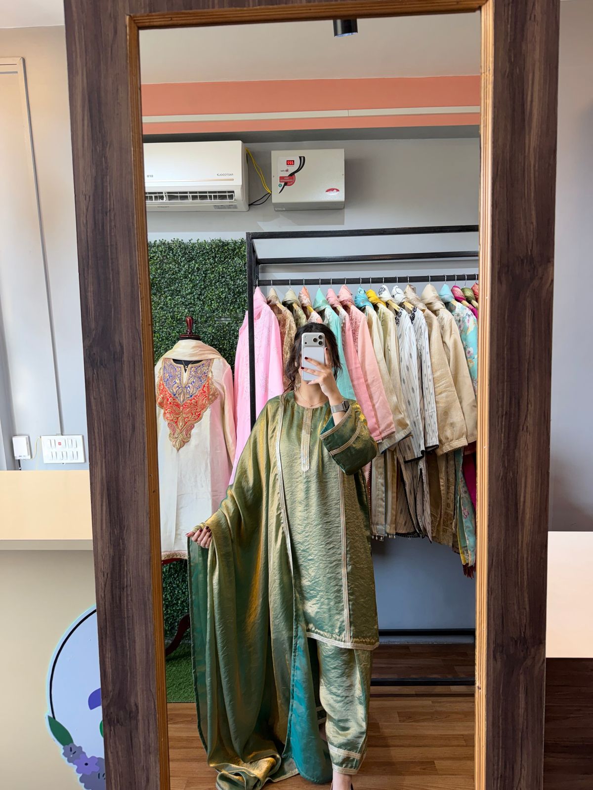 Sage Green Farshi Salwar Set